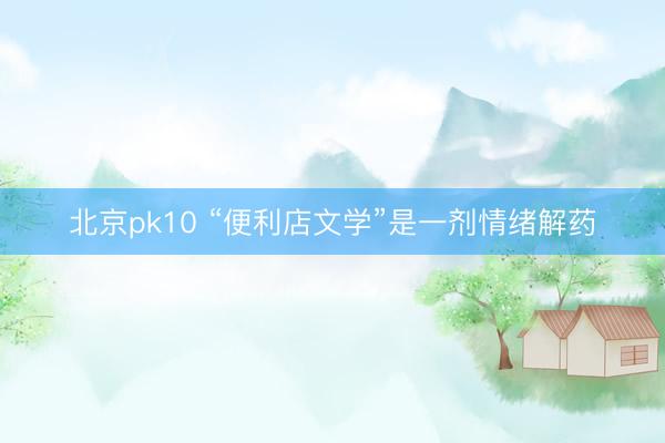 北京pk10 “便利店文学”是一剂情绪解药